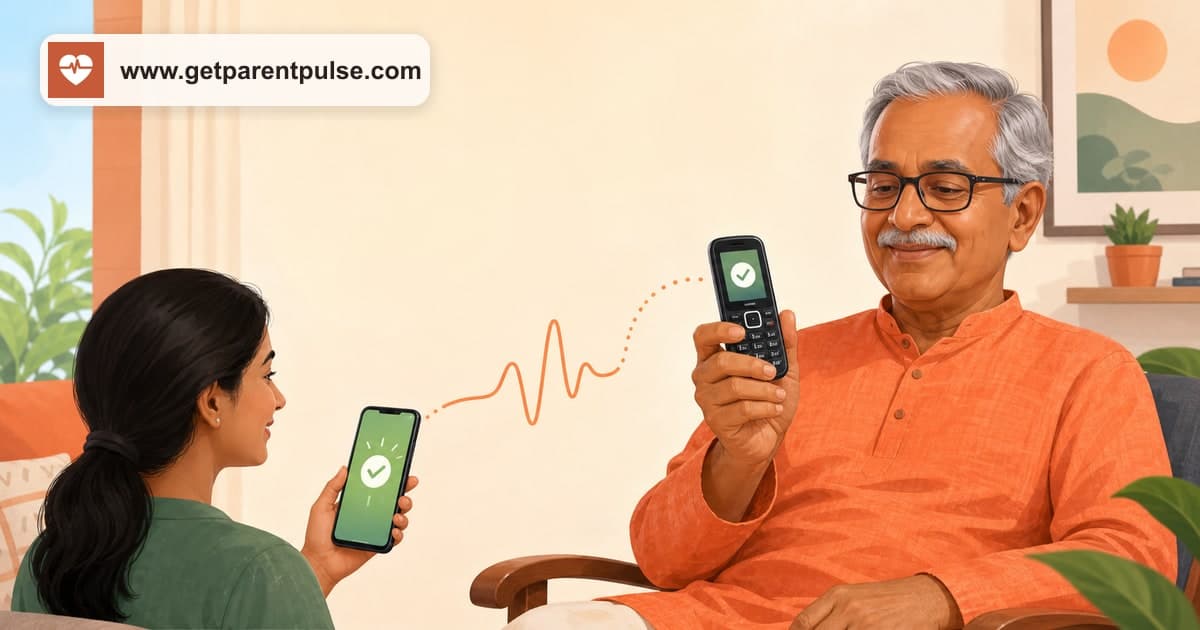 Daily Check-In Ideas for Elderly Parents Who Don't Use a Smartphone featured image